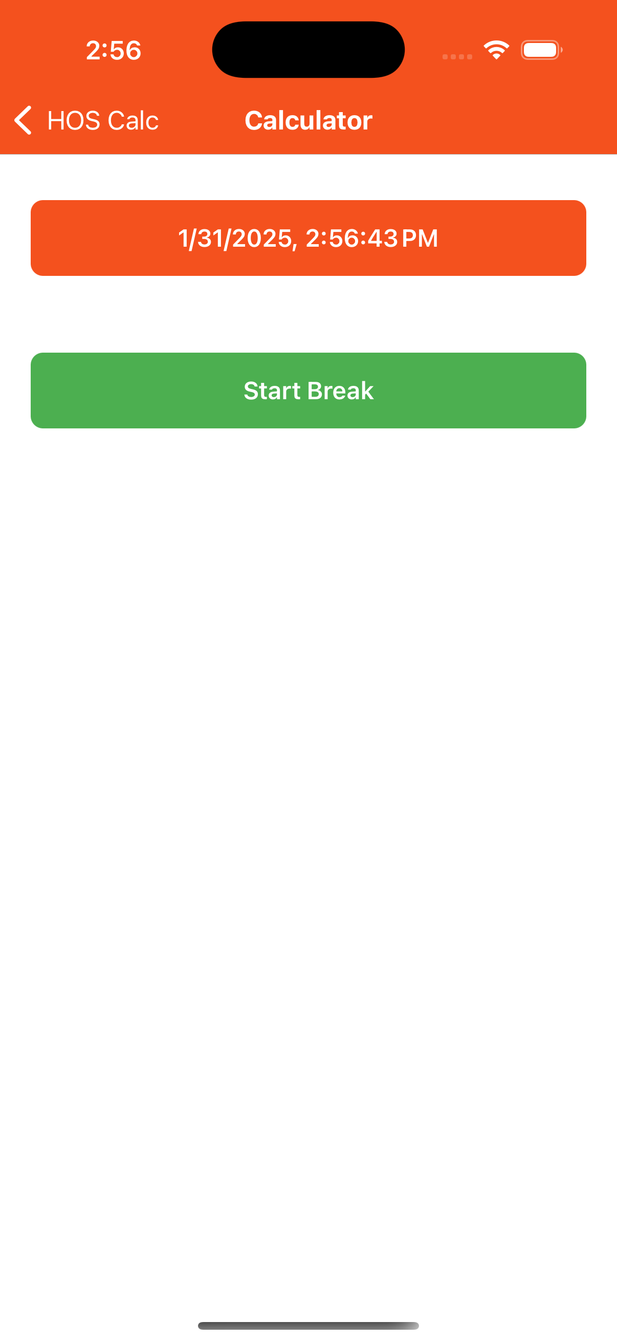 Break Timer Screen